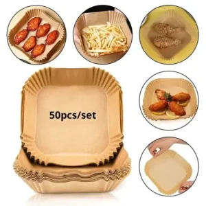 50pcs Air Fryer Disposable Parchment Paper Liners