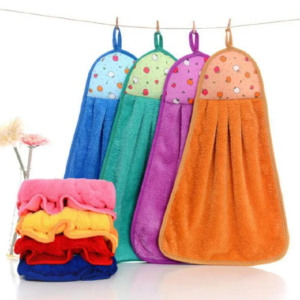 3-Piece Absorbent Coral Velvet Cleaning Cloth Set