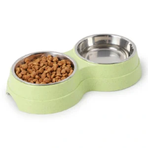 Pet Double Feeding & Water Bowl