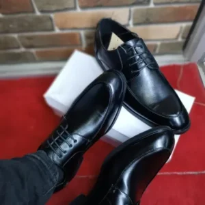 clarks official black leather shoes (copy)