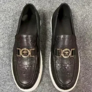 versace casual leather