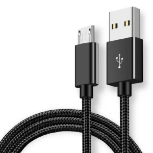 nylon micro usb fast charging data cable