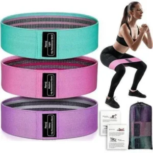fabric resistance bands set of 3pcs