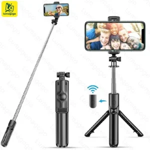 Multifunctional Tripod Selfie Stick with Wireless Remote