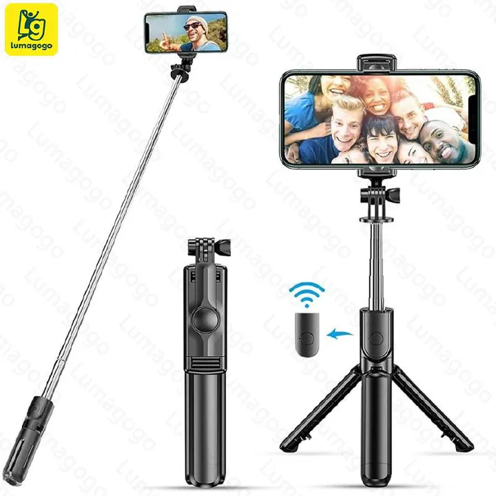 Multifunctional Tripod Selfie Stick with Wireless Remote