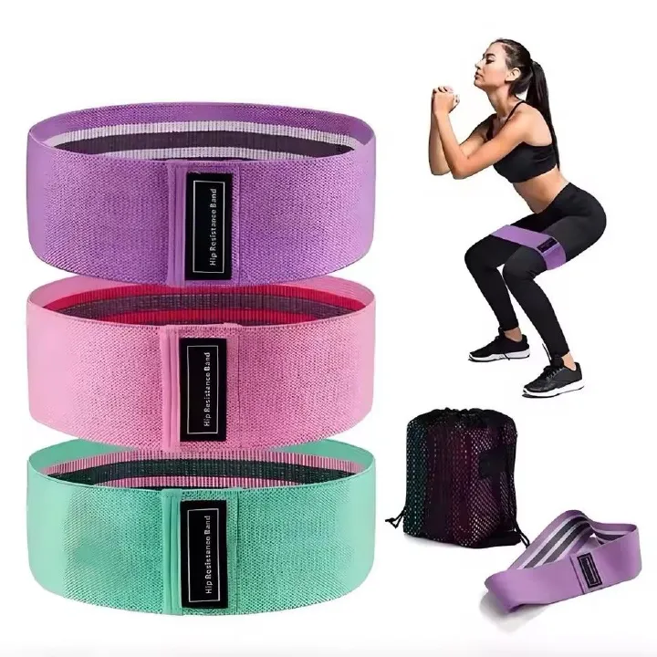 3Pcs Glutes & Hip Resistance Bands Set